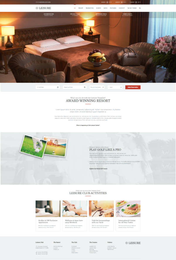 Hotel HTML Template